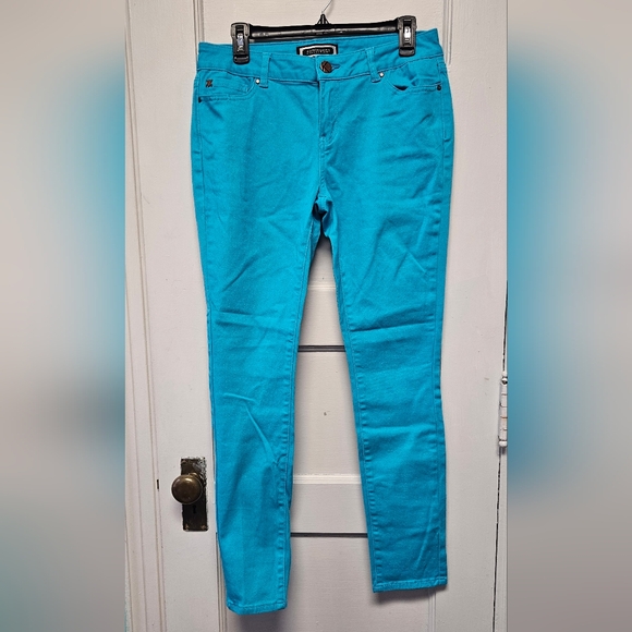 Kardashian Kollection Denim - Kardashian Kollection Vibrant Blue Skinny Jeans 12